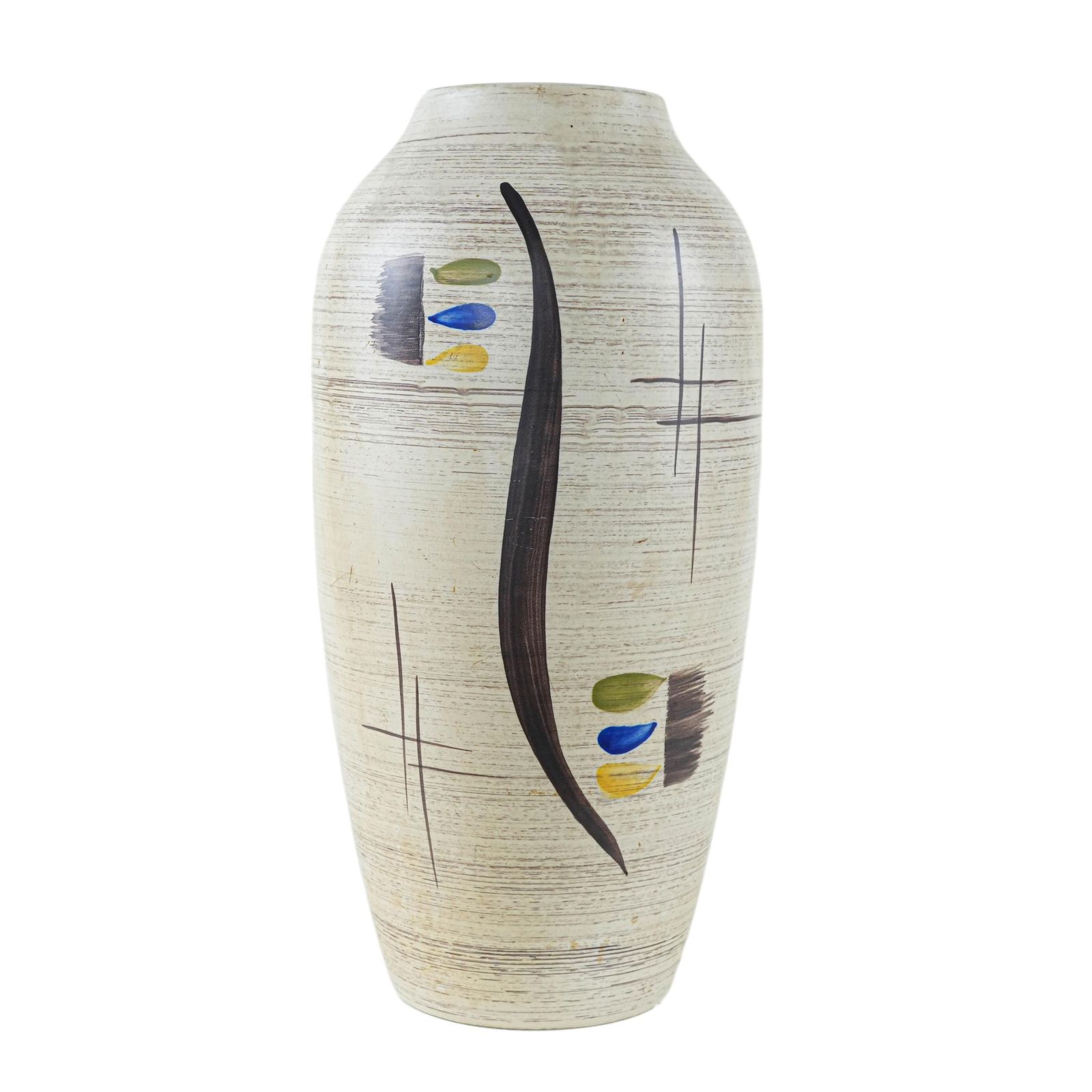 Ceramic Vase, German Design, 1970s, Made In West Germany
