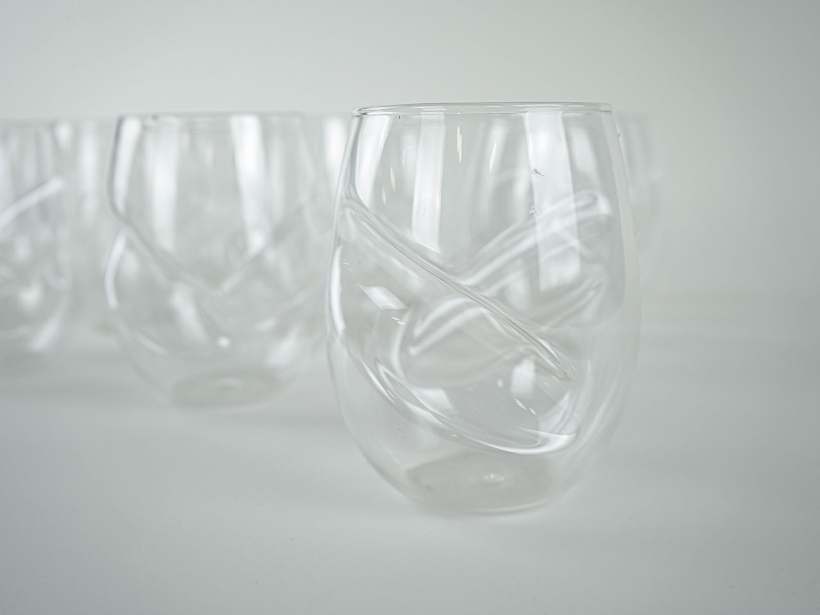 Service de verres, design danois, années 1970, fabriqué au Danemark photo vinterior