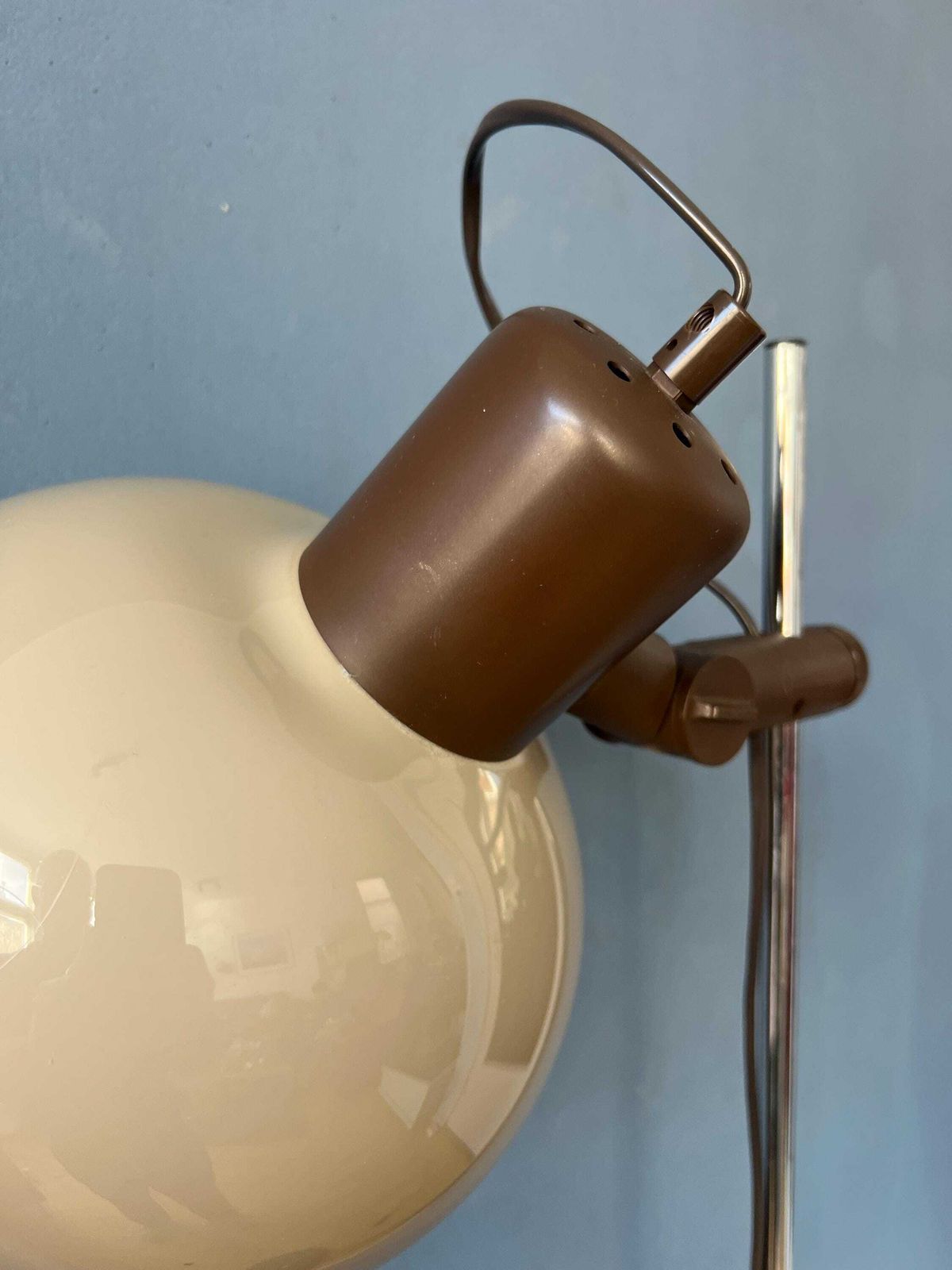 Mushroom Floor Lamp   Herda Standing Light   Space Age Decor photo vintage