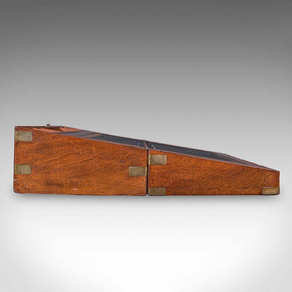 Antique Writing Slope, English, Walnut, Correspondence Box, Regency, Circa 1825 photo vinterior