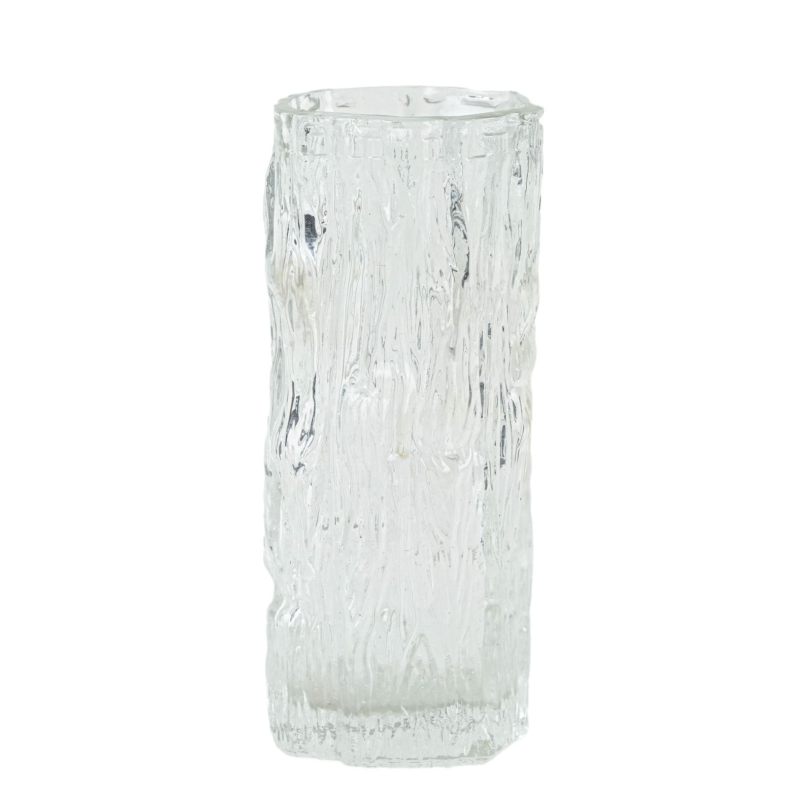 Avena glazen vaas, Fins design, jaren 1960, ontwerper: Tapio Wirkkala, fabrikant: Iittala