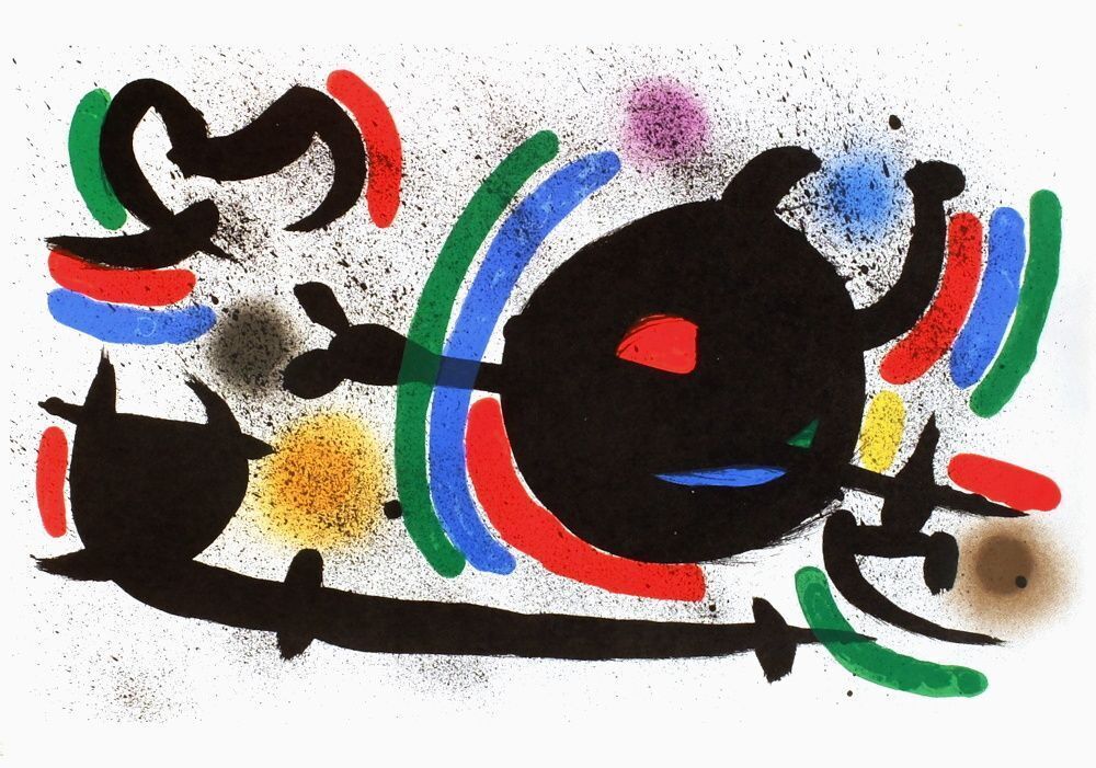 Joan Miro Lithograph Miro Lithographe I 13 1972