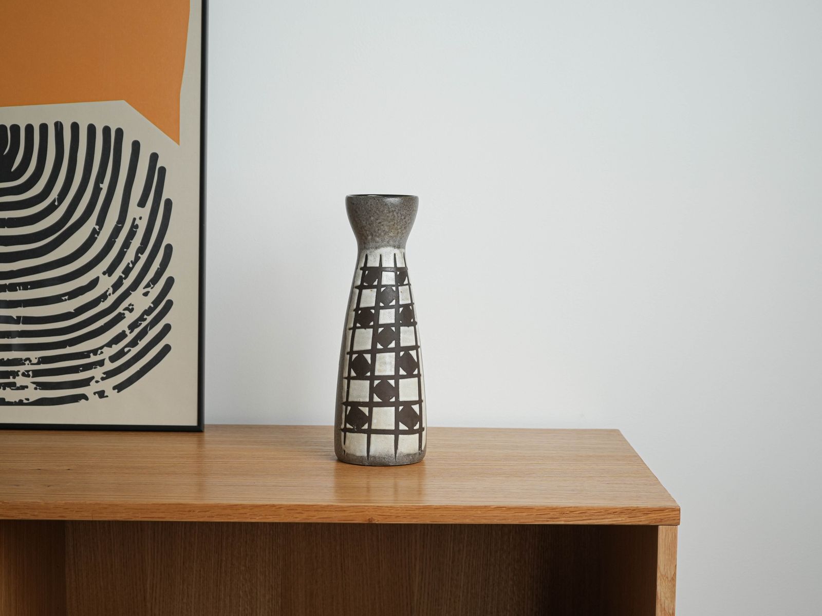 Keramieken vaas, Duits design, jaren 1960, Made In West Germany photo buy