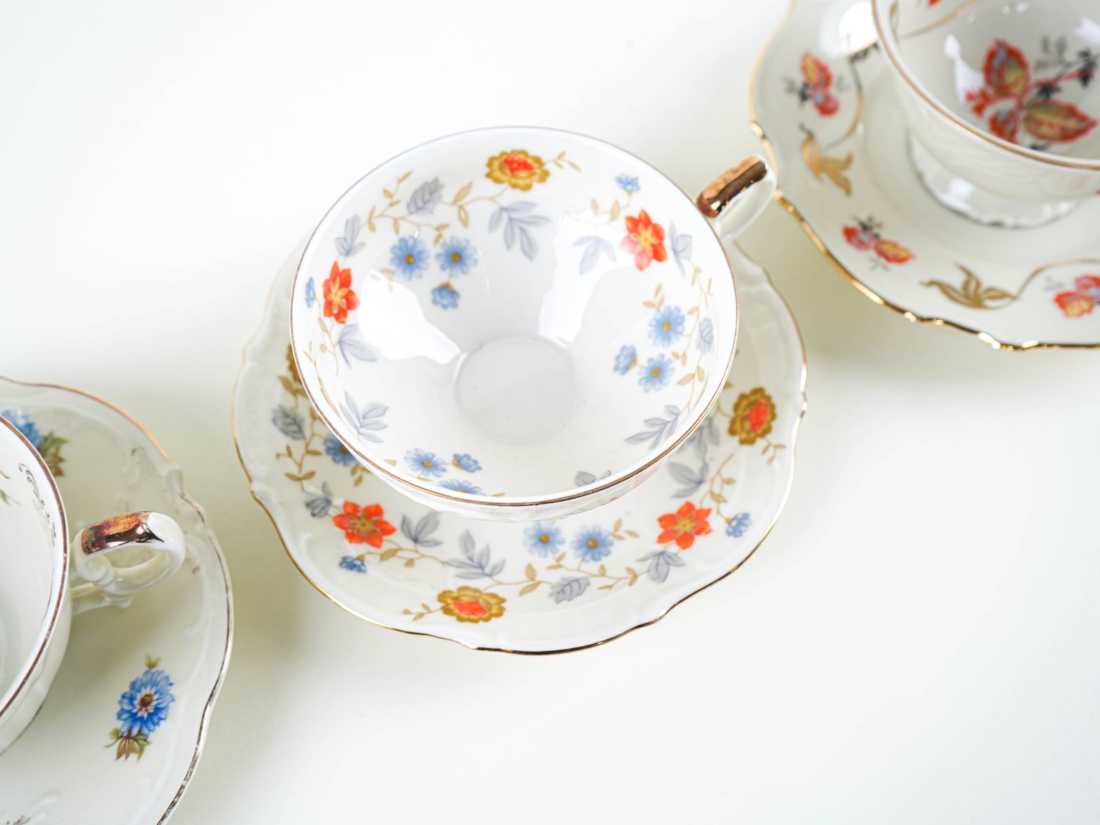 photo for sale Set Of Porcelain Cups, German Design, 20th Century, Made In Germany