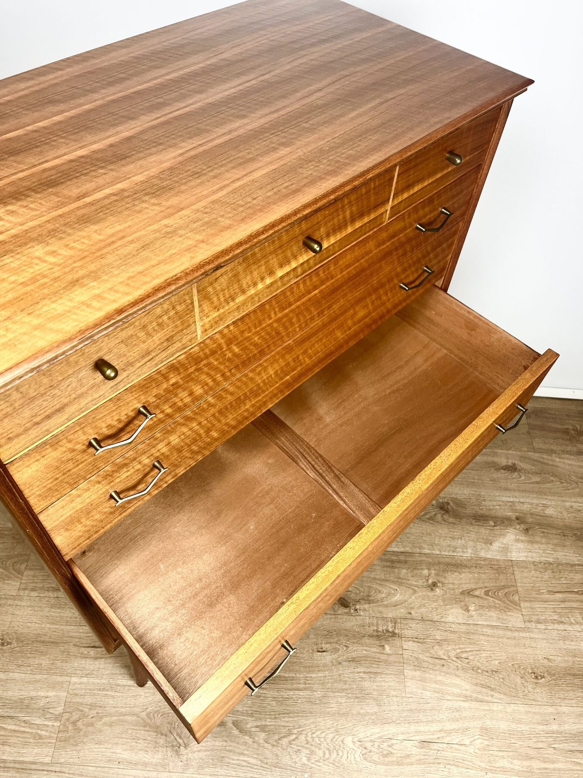 photo furniture Alfred Cox Chest Of Drawers In French Walnut British 1950s
