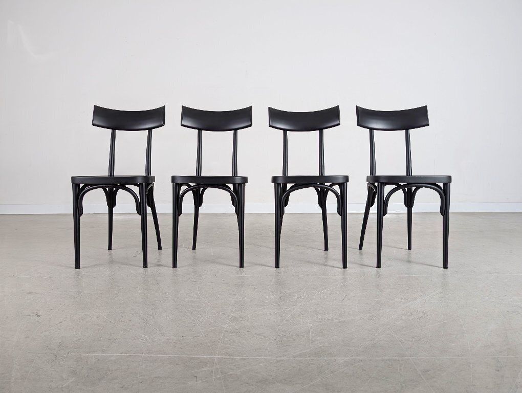 Original Set Of 4 Gebrüder Thonet Chairs, Vienna, By Hermann Czech photo buy
