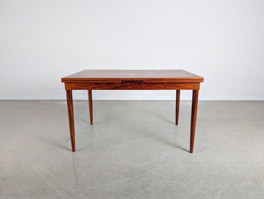 photo for sale Mid-Century uitschuifbare eettafel Jl van Niels Møller, palissander vintage