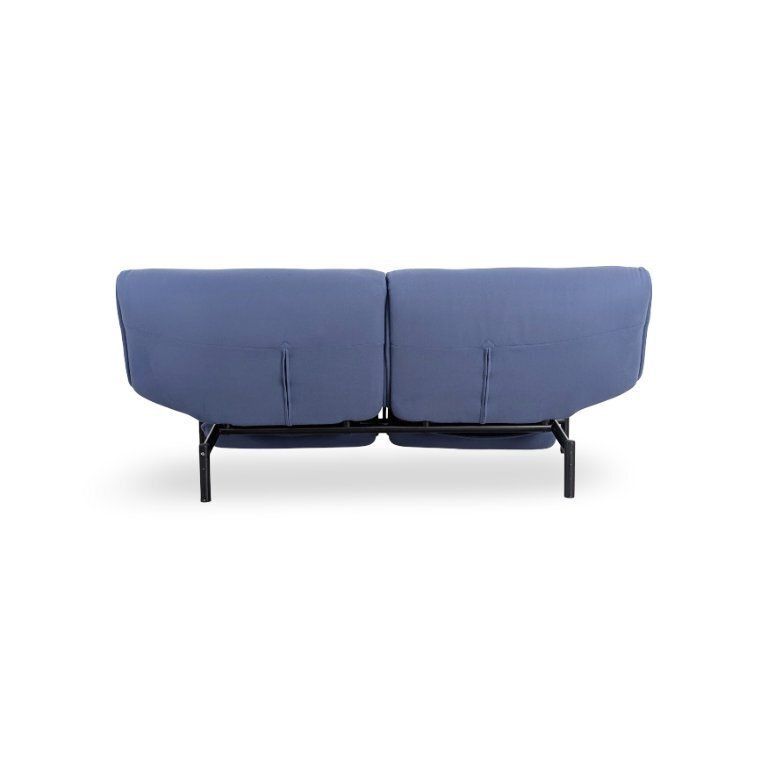 Cassina Veranda Sofa Design Couch Vico Magistretti Fabric Blue photo 2087.0