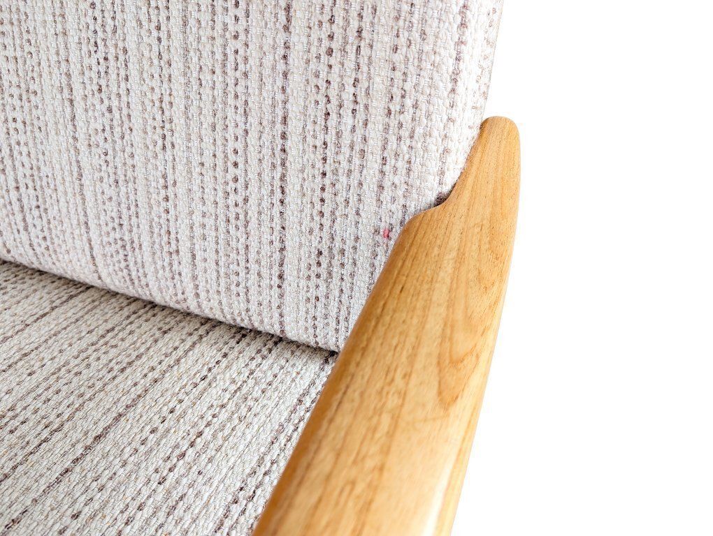 Mid-Century Sofa, Driezitsbank, Eiken, Vintage Deens Design photo buy