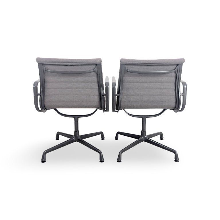 2x Vitra Ea 107 Bureaustoel Vitra Charles Ray Eames Hopsak Grijs photo 1049.0