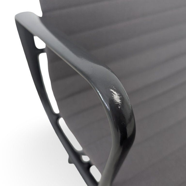 1049.0 2x Vitra Ea 107 Office Chair Vitra Charles Ray Eames Hopsak Gray photo