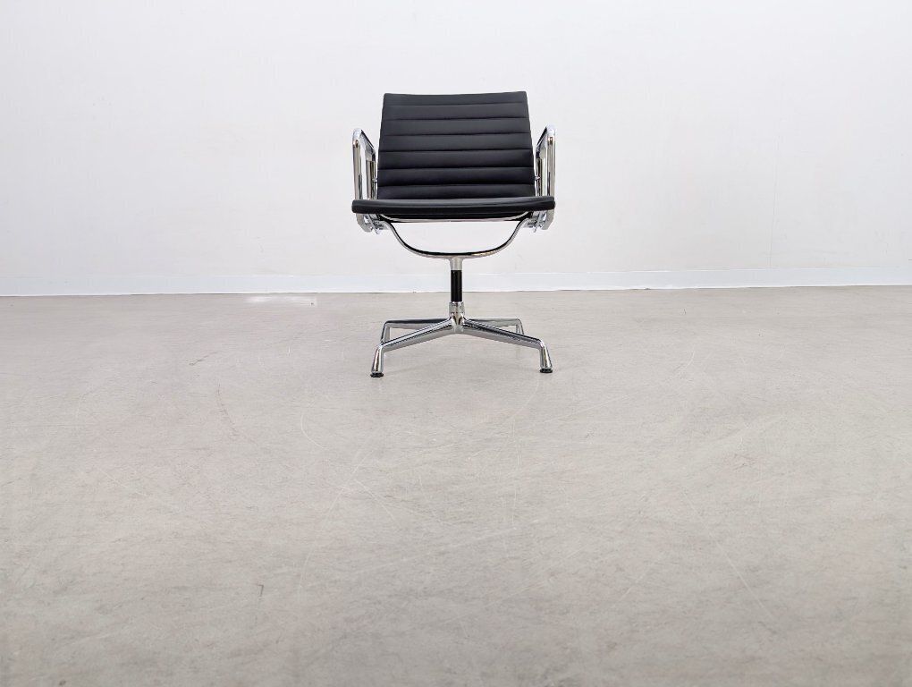 Original Vitra Charles & Ray Eames Chair Ea 108 Black Leather photo 1347.0