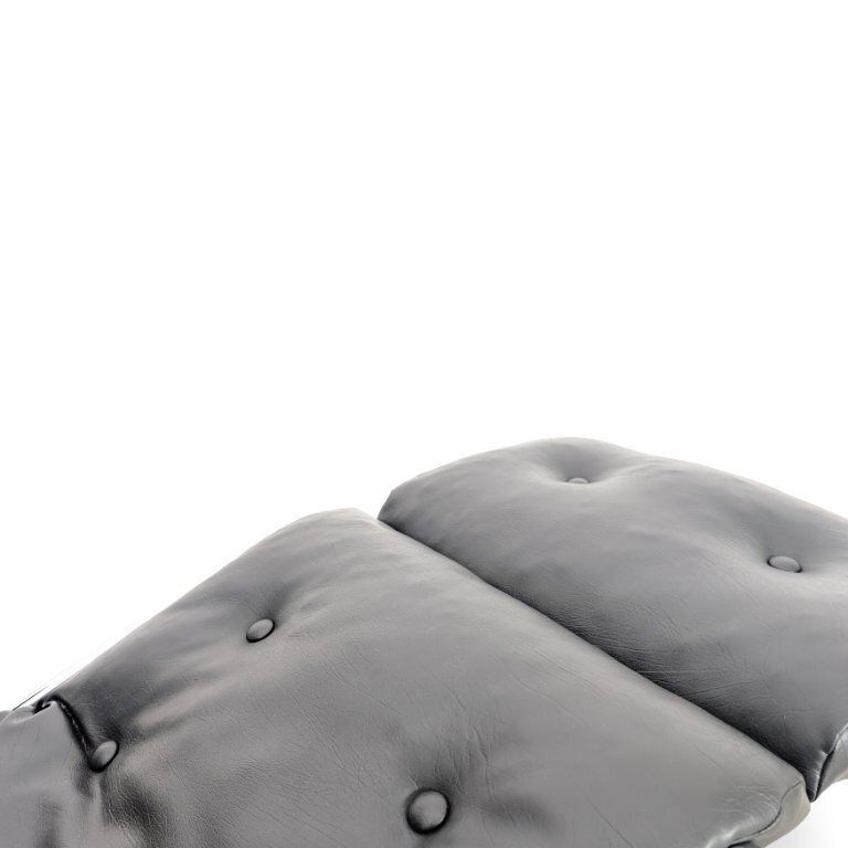 photo for sale Fauteuil à bascule Lama Design en cuir noir, Bauhaus