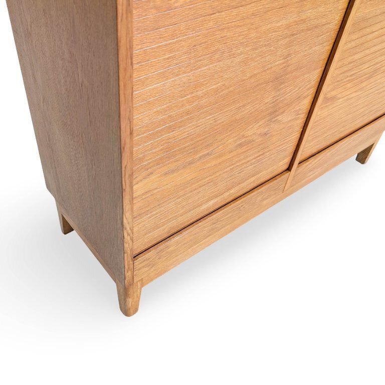 photo furniture Midcentury Roller Shutter Cabinet, Chest Of Drawers, Oak, Blind, Office Cabinet