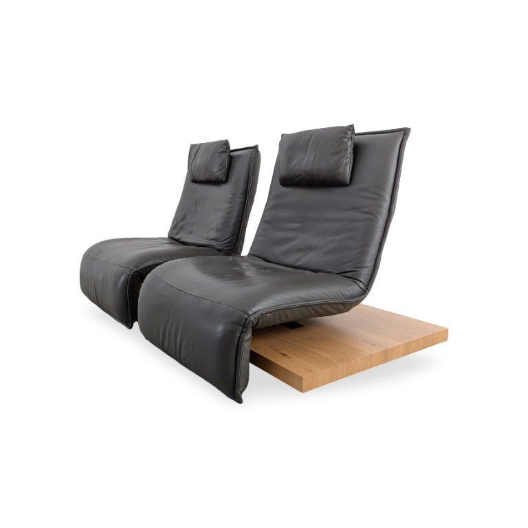 Original Koinor Epos 2 Sofa Beam Oak Design Couch Two Seater photo Furniture