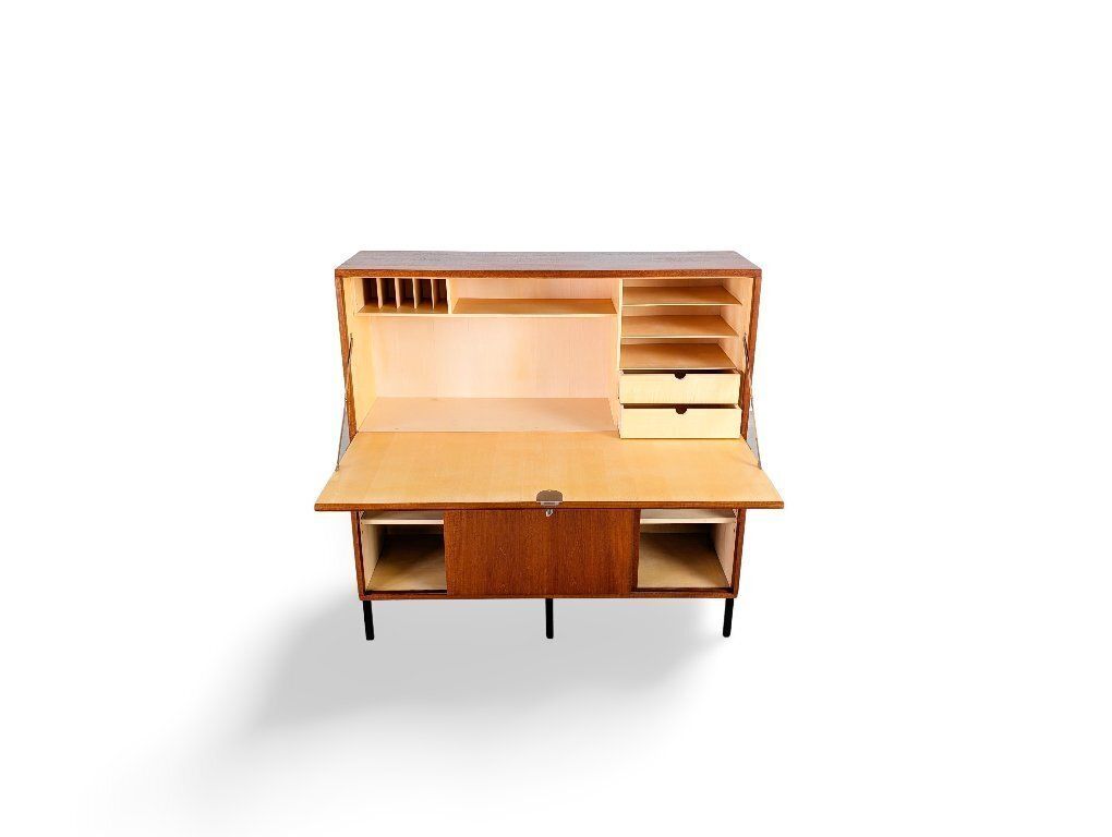 Herbert Hirche Secretary Mid-Century Ladekast Holzäpfel KG photo Meubels
