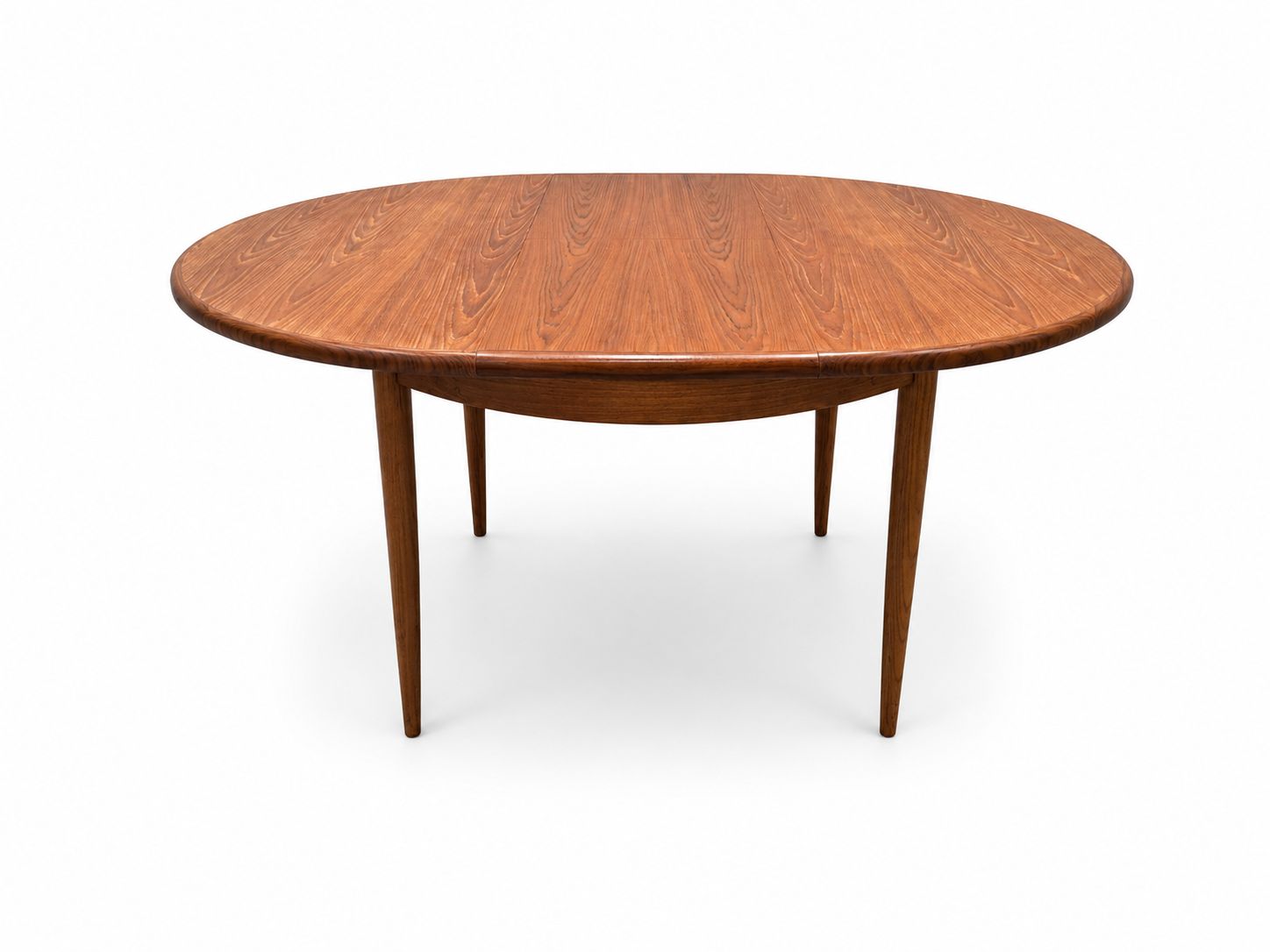 Mid Century G Plan Teak Extending Circular Dining Table, 1950 photo furniture