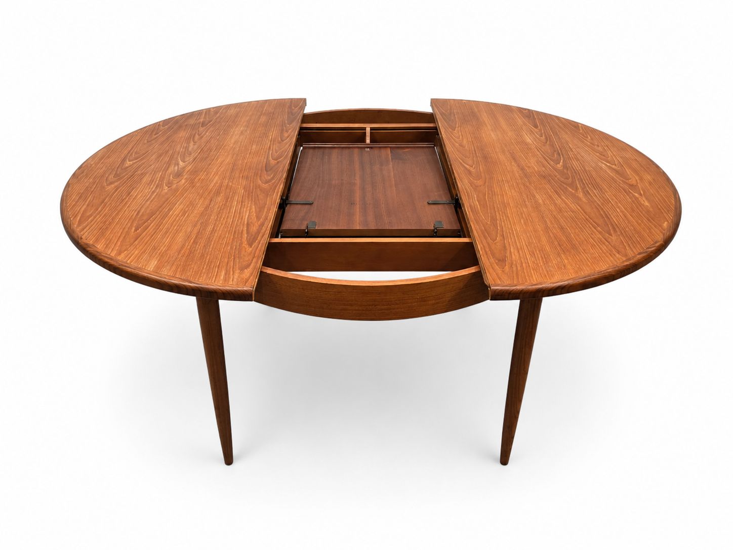 Mid Century G Plan Teak Extending Circular Dining Table, 1950 photo Furniture