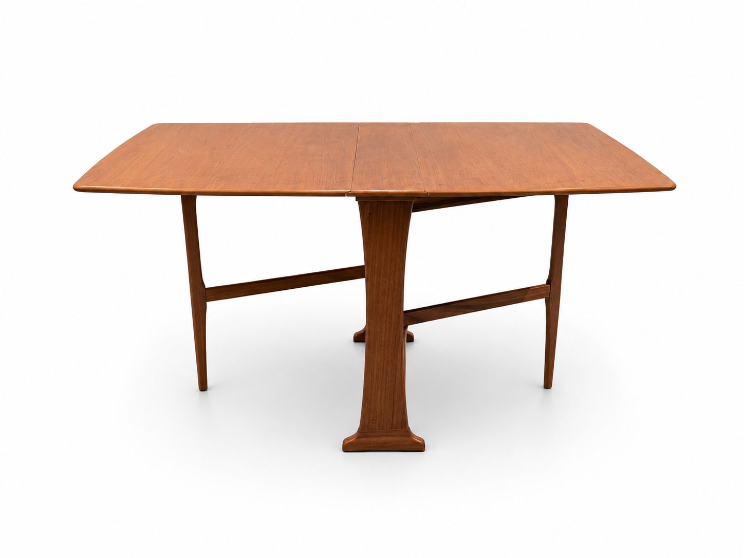 Mid Century Drop Leaf Dining Teak Table