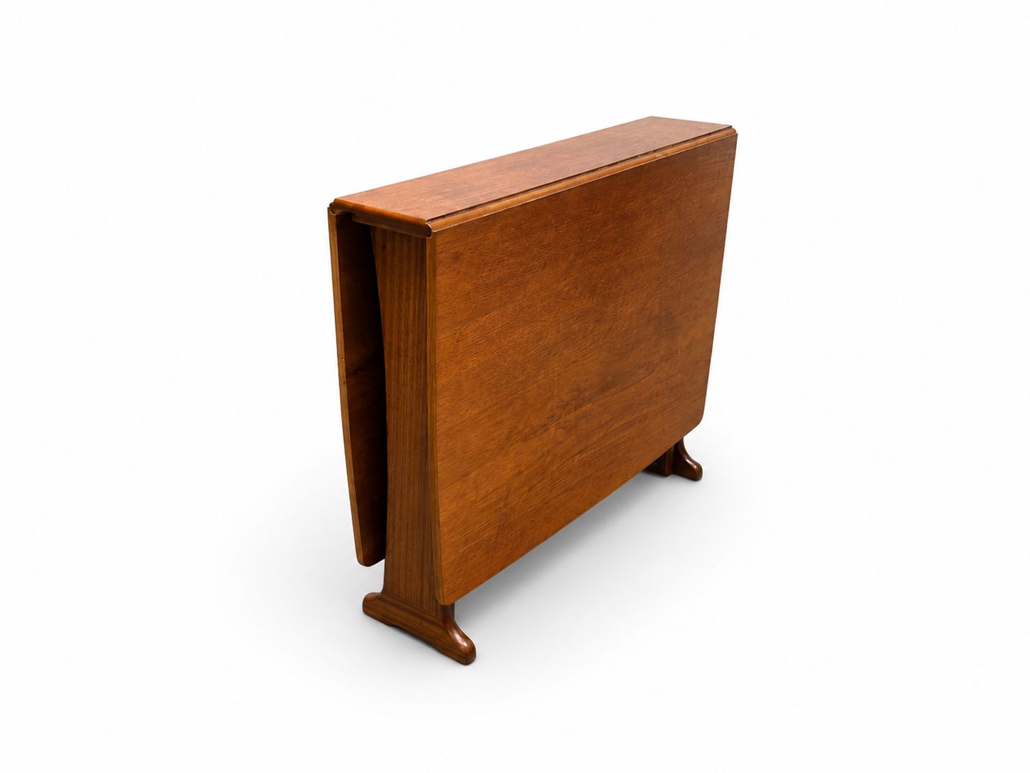 Mid Century Drop Leaf Dining Teak Table photo for sale