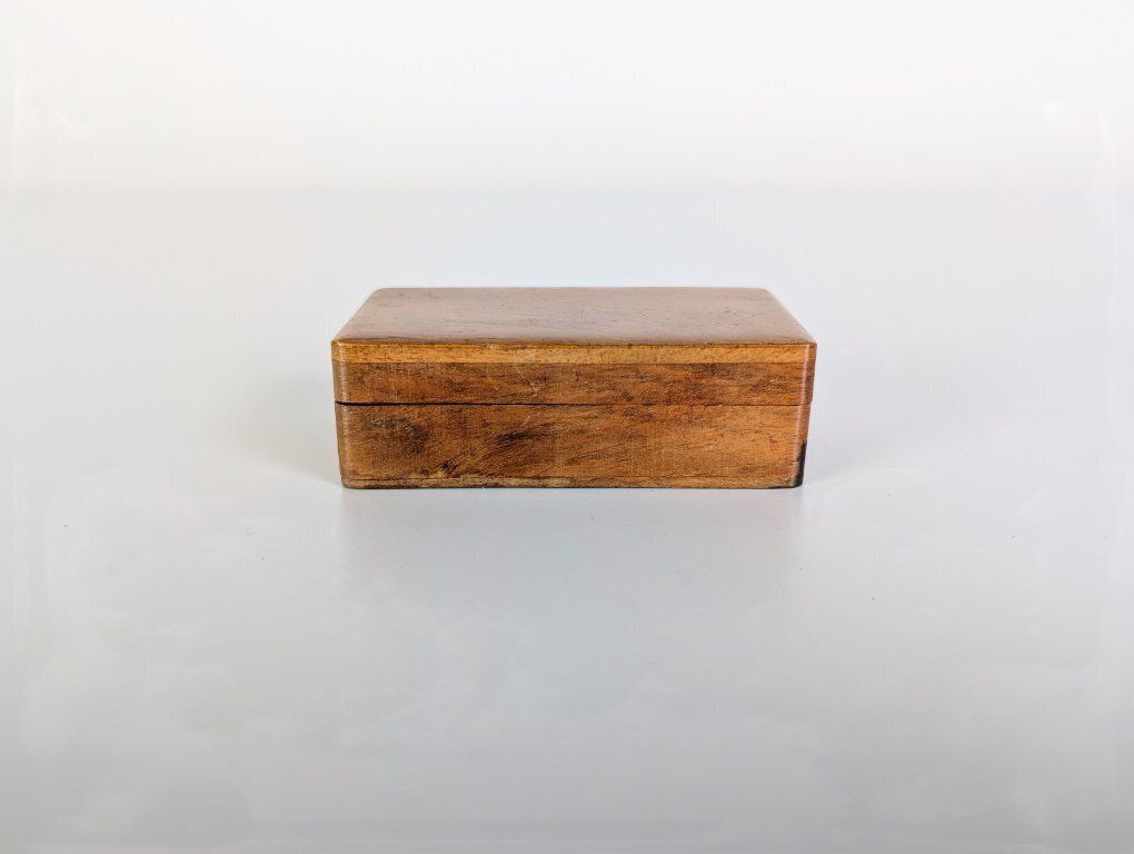 Vintage Wooden Box, Casket, Stamp Box, Jewelry Box, Casket photo furniture