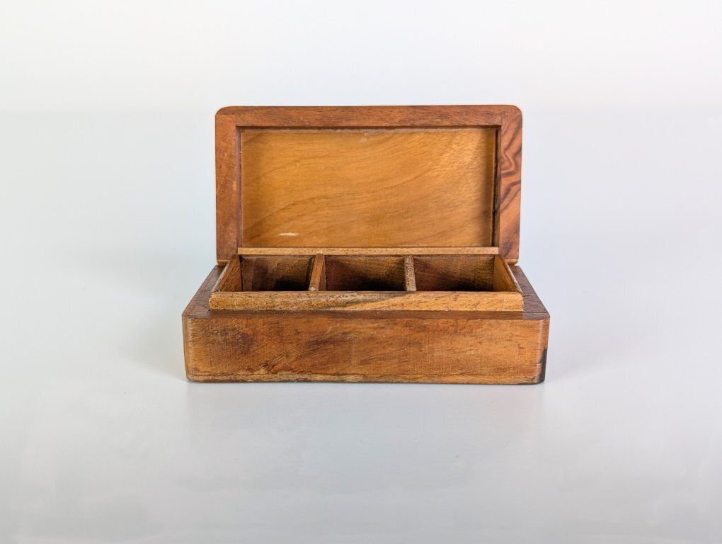 Vintage Wooden Box, Casket, Stamp Box, Jewelry Box, Casket photo buy