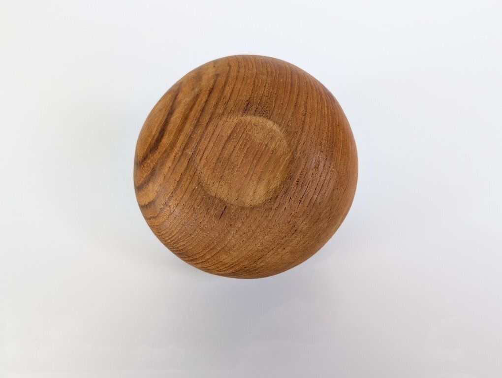 Set Of 2 Vintage Wooden Bowls, Teak Bowls, Danish Design, Tapas photo vintage