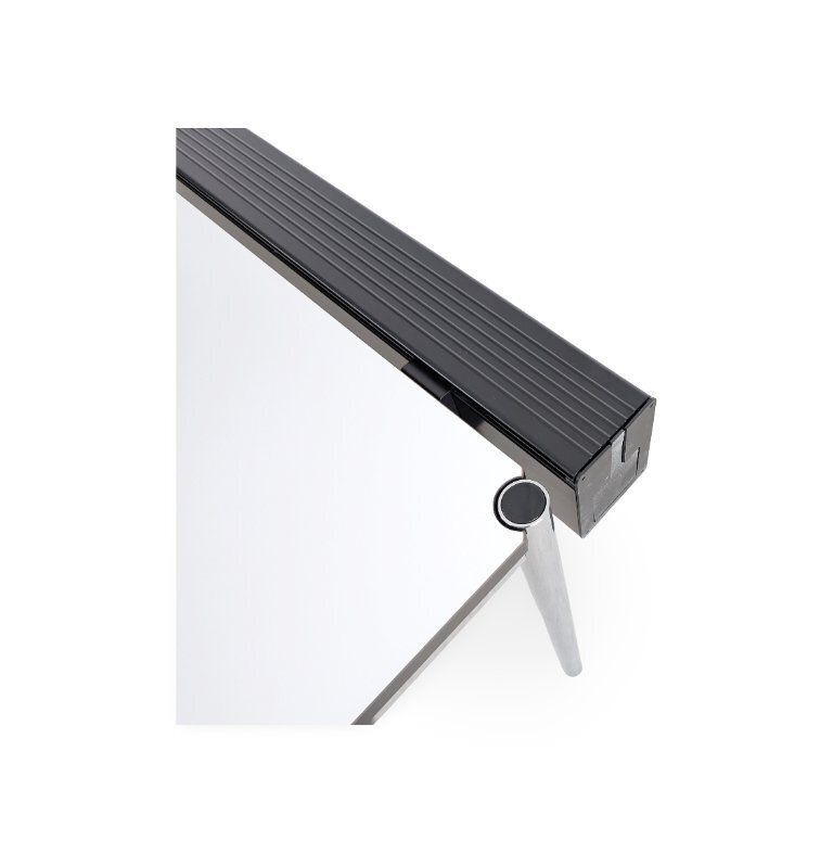 photo furniture 2x Usm Haller Table, Resin, White, Desk, Pearl Grey, Cable