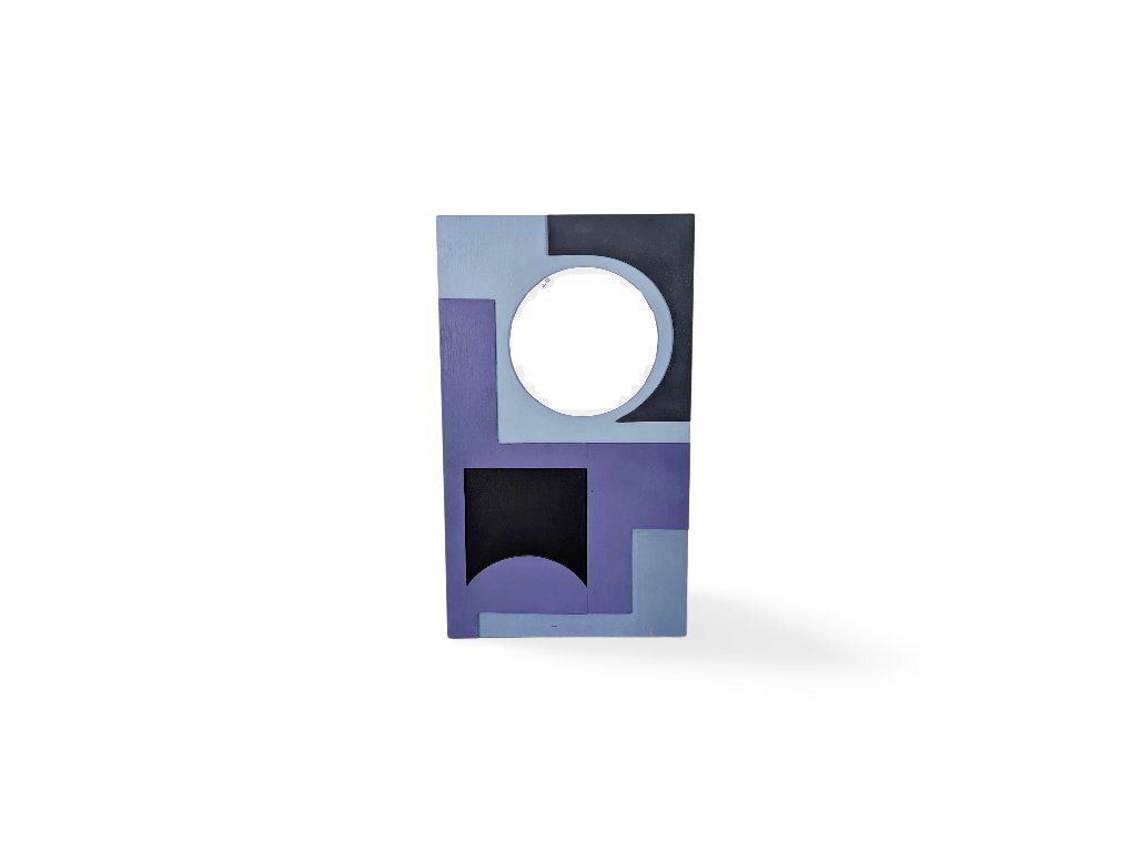 Geometrische Vormen Möck Art 1968 Paars Bauhaus Kubisme