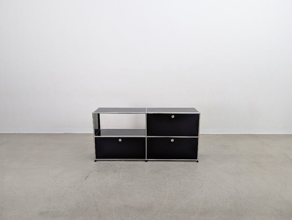 Usm Haller Sideboard 2x2 Black 3 Doors Chest Of Drawers Sideboard photo furniture