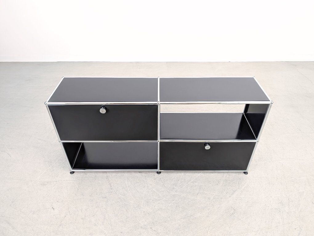 Usm Haller Dressoir 2x2 Zwart – Ladekast/Dressoir photo Meubels