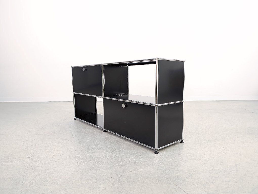Usm Haller Dressoir 2x2 Zwart – Ladekast/Dressoir photo vintage