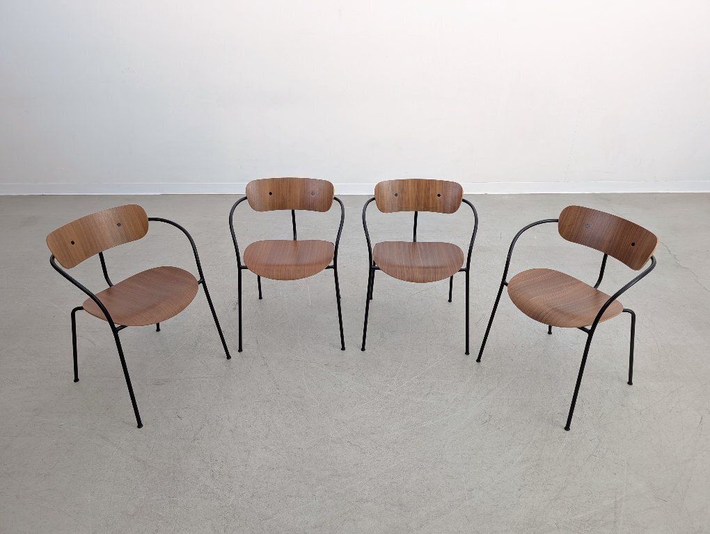 Lot de 4 fauteuils &Tradition Pavilion AV2, par Frost Produkt photo for sale