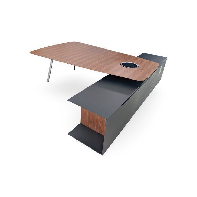 Mobilier Bureau Walter Knoll Keypiece Design Desk en noyer, par Eoos photo