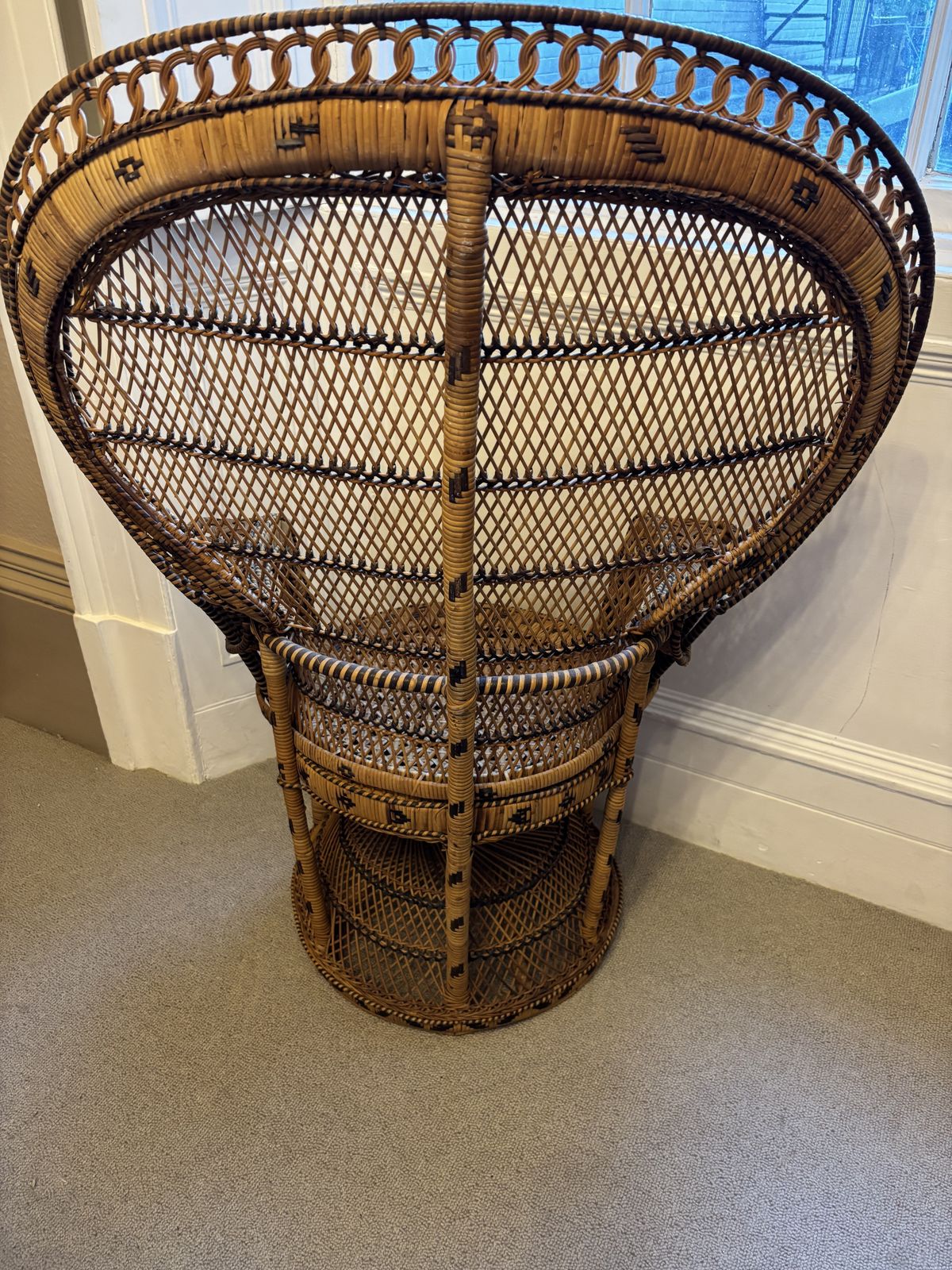 Vintage Emmanuelle Peacock Chair