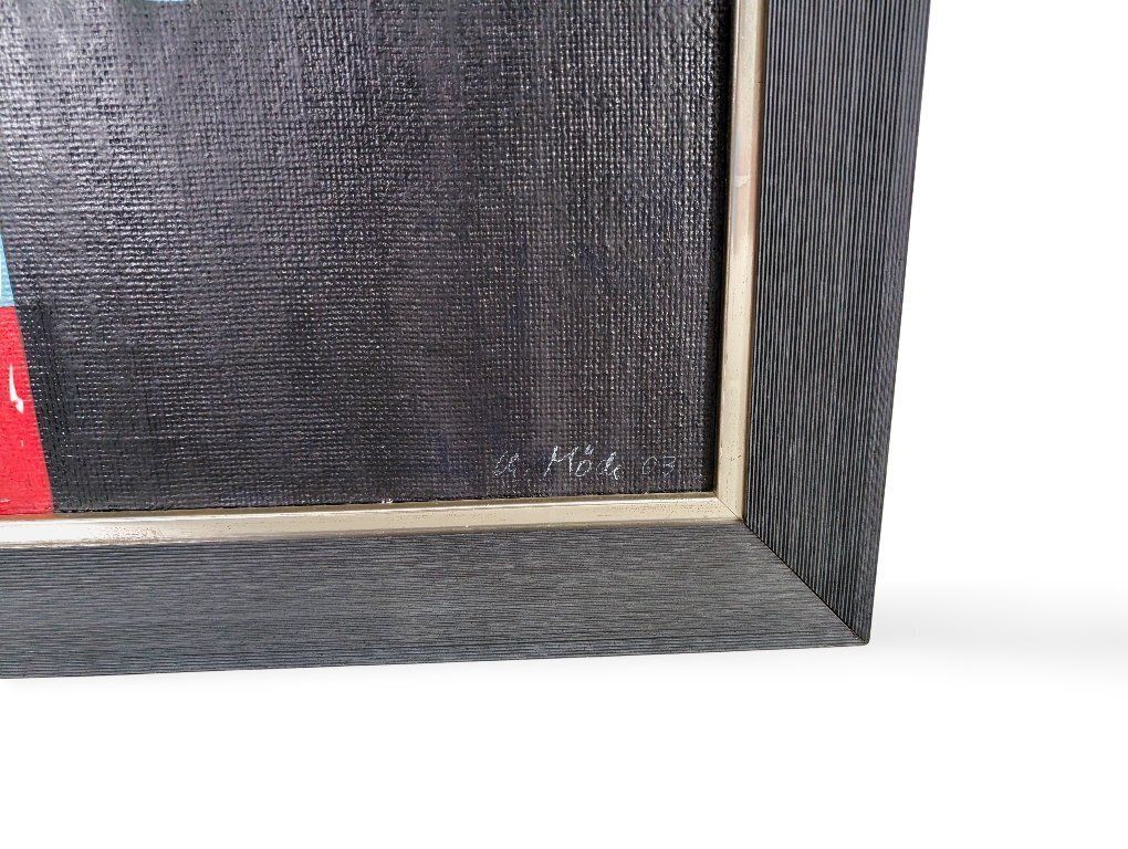 Ingelijst Wandkunstwerk Op Jute Canvas – Charlotte Möck photo furniture