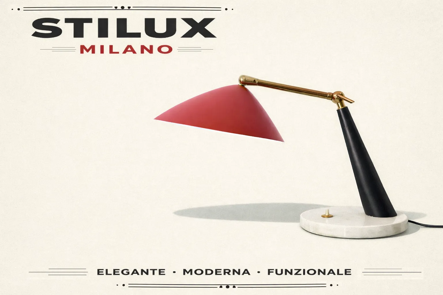 900.0 Stilux Milano / Made In Italy 1960 / Red Color photo