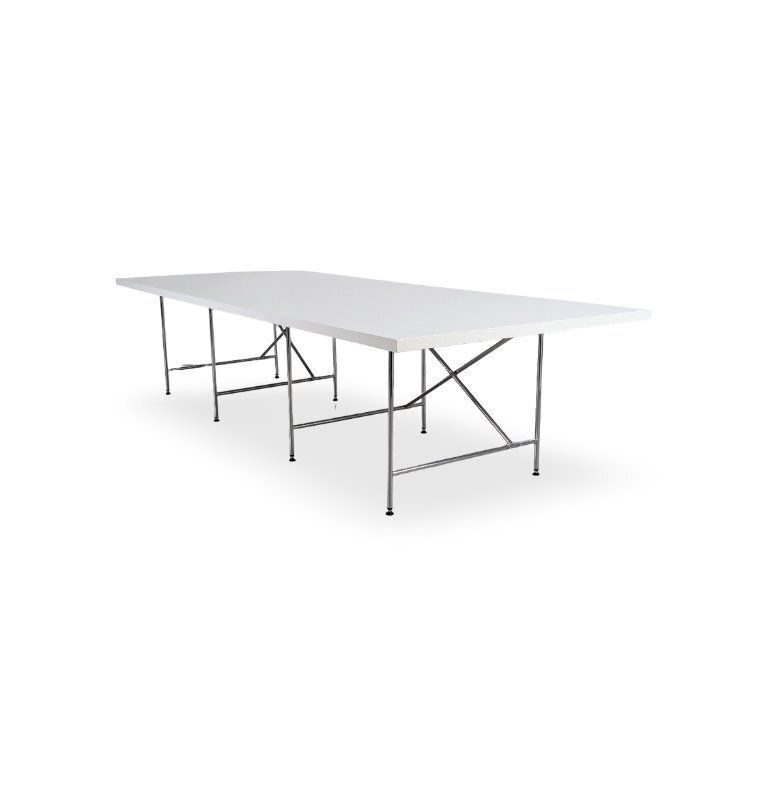 Egon Eiermann Conference Table, Richard Lampert Design Table, 300cm photo 2877.0