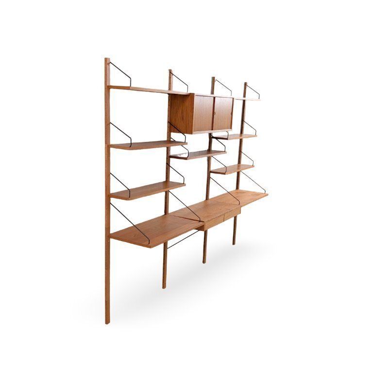 Poul Cadovius Midcentury Bookshelf Royal Systeme Cado1 photo Furniture