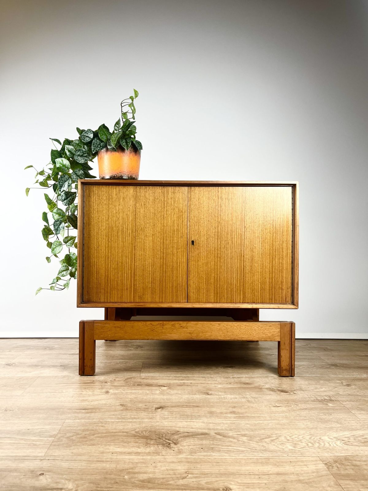Unusual Mid Century Record Cabinet, British 1960s photo Furniture