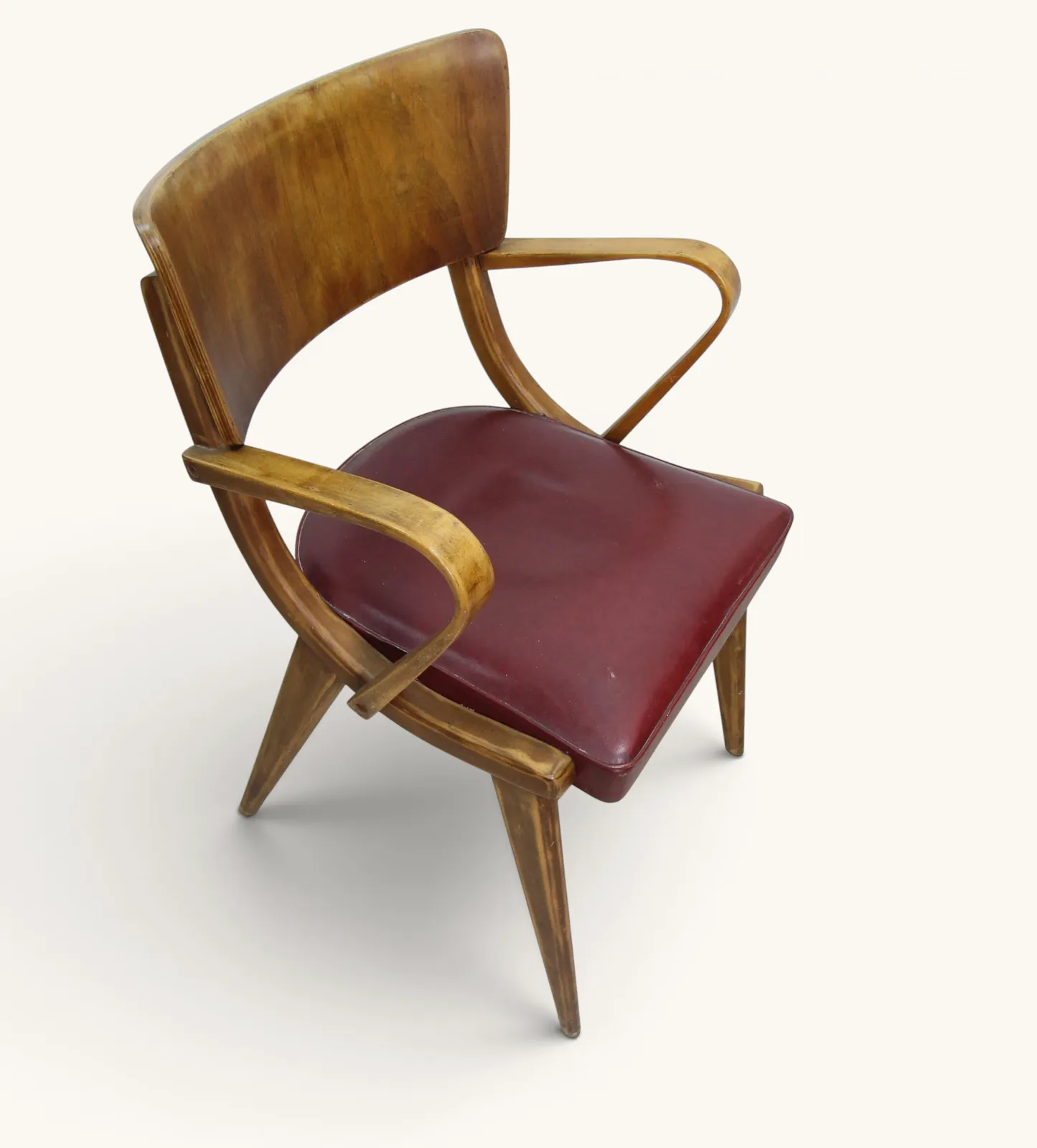 Mid Century Ben Stoe Dining / All Purpose Chair With Arms photo 199.0