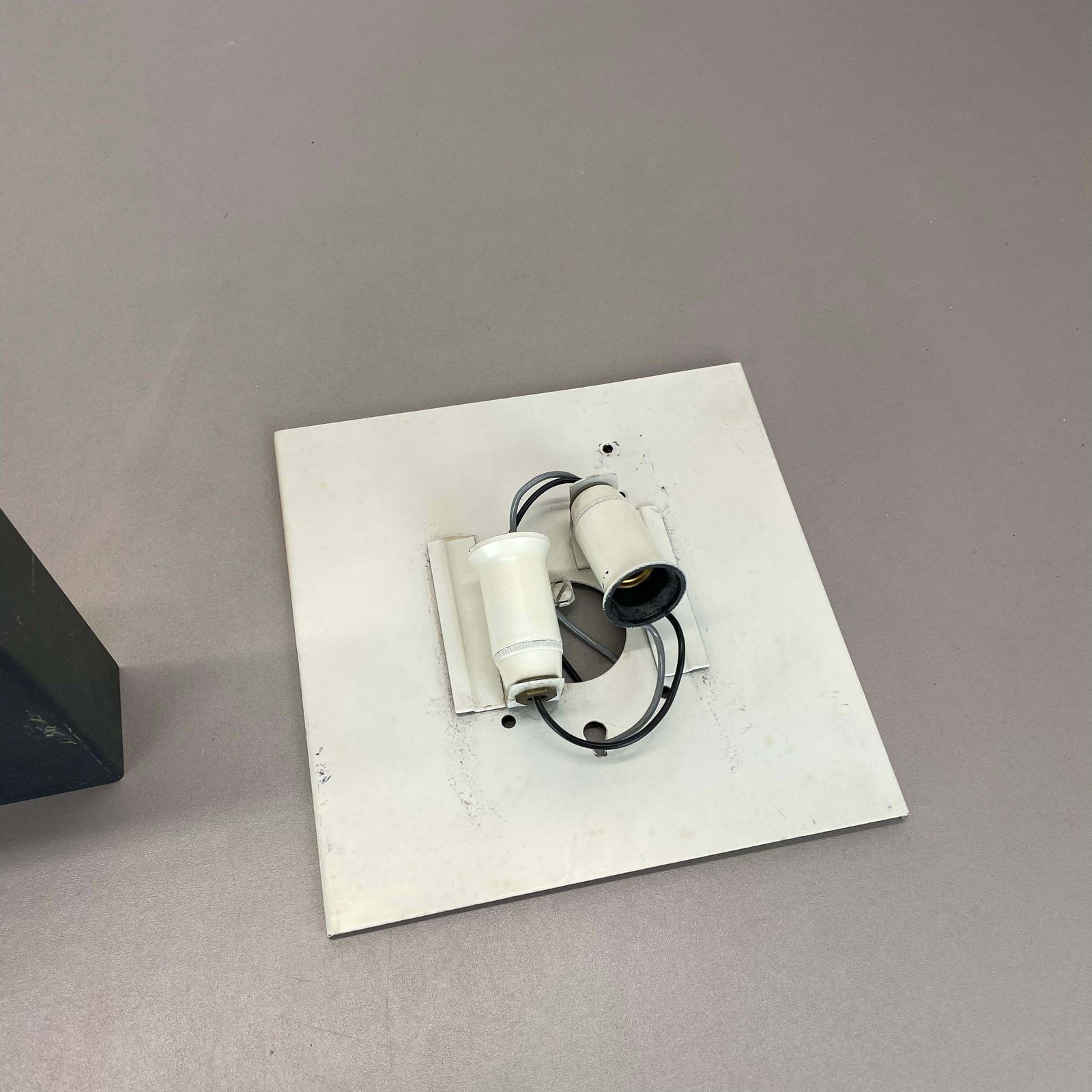 Rare Cubic Charlotte Perriand Les Arcs Style Wall Light By Cosack, Germany 1960s photo vintage