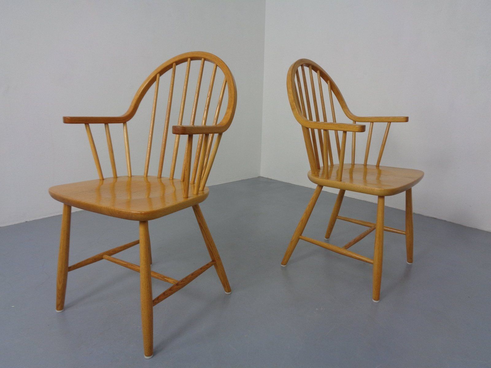 Oak Armchairs By Erik Ole Jørgensen For Tarm Stole Møbelfabrik, Denmark, 1960s, Set Of 2