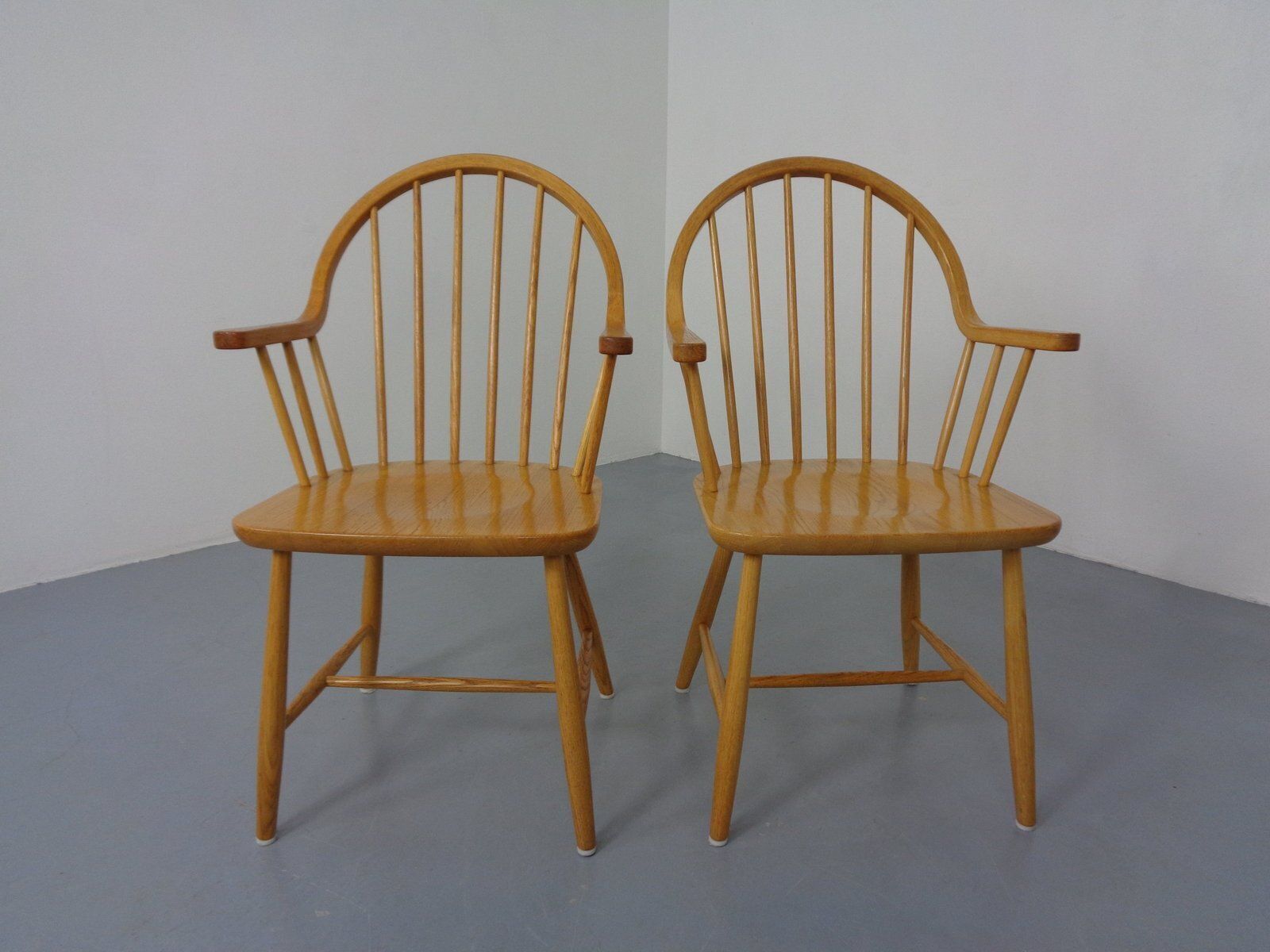 Oak Armchairs By Erik Ole Jørgensen For Tarm Stole Møbelfabrik, Denmark, 1960s, Set Of 2 photo Furniture