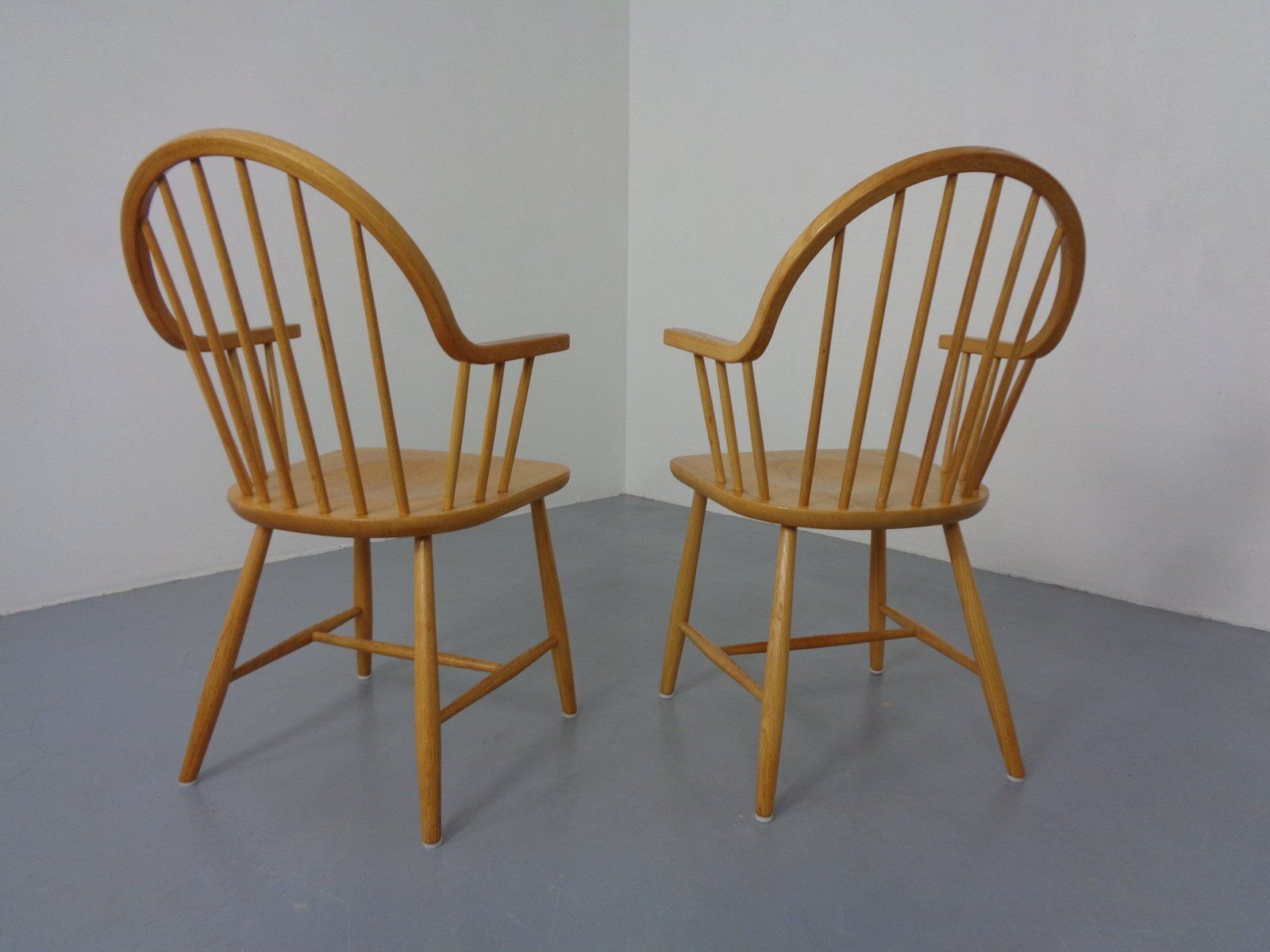 Oak Armchairs By Erik Ole Jørgensen For Tarm Stole Møbelfabrik, Denmark, 1960s, Set Of 2 photo vintage
