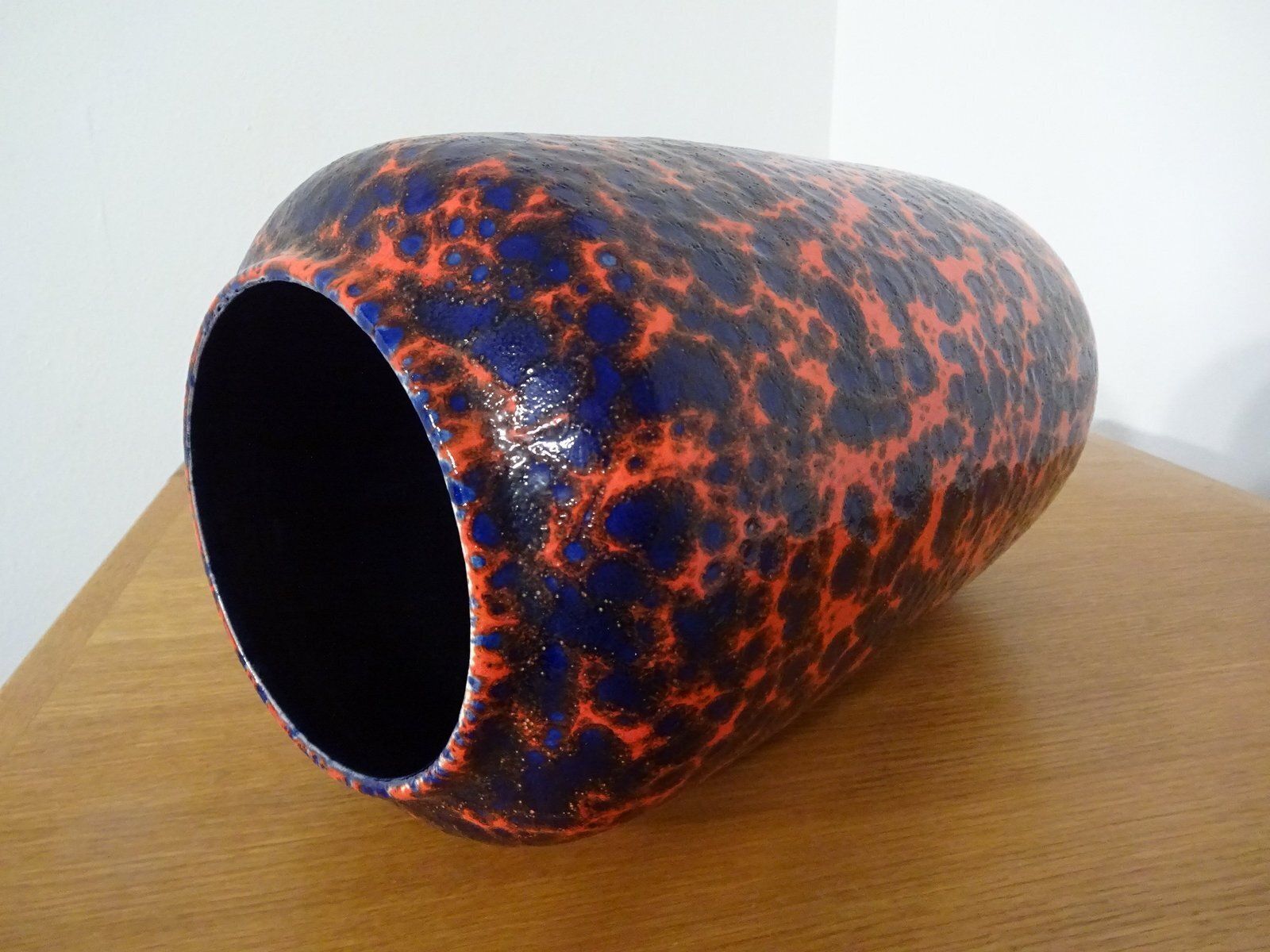 Large Pop Art Ceramic Vase From Scheurich, Germany, 1970s photo vinterior