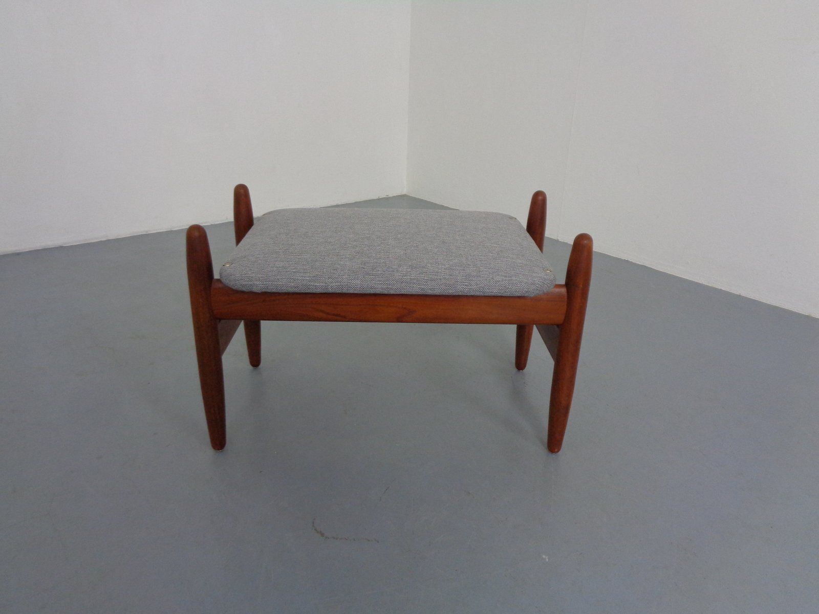 photo furniture Teak Stool Or Ottoman By Hans Olsen For Frem Røjle, Denmark, 1960s