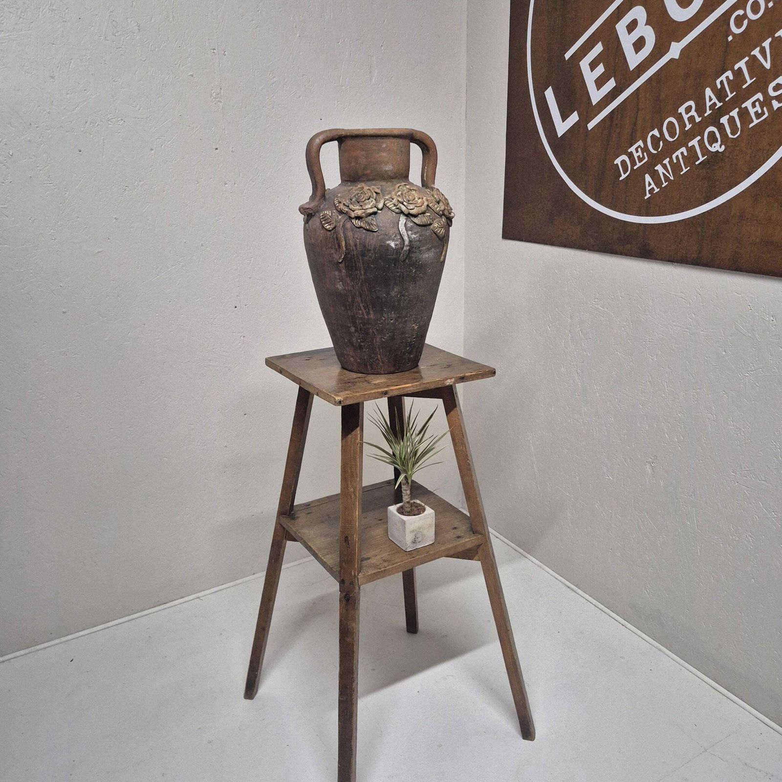 photo buy Weathered Terracotta Twin Handled Amphora Urn   Olive Jar Planter