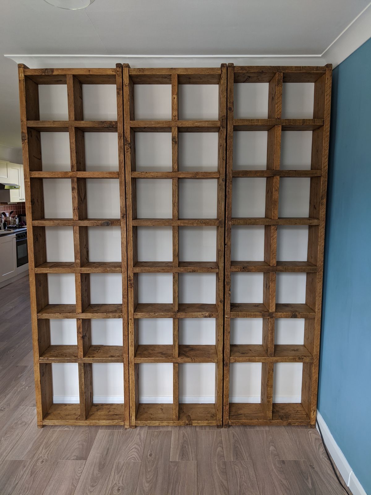 photo furniture Made To Order Bookcases Pigeon Holes & Cabinets Reclaimed Wood Industrial Style England Wales 7