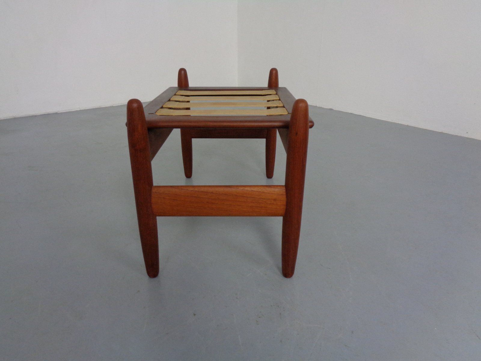 Danish Teak Stool By Hans Olsen For Frem Røjle, 1960s photo vintage